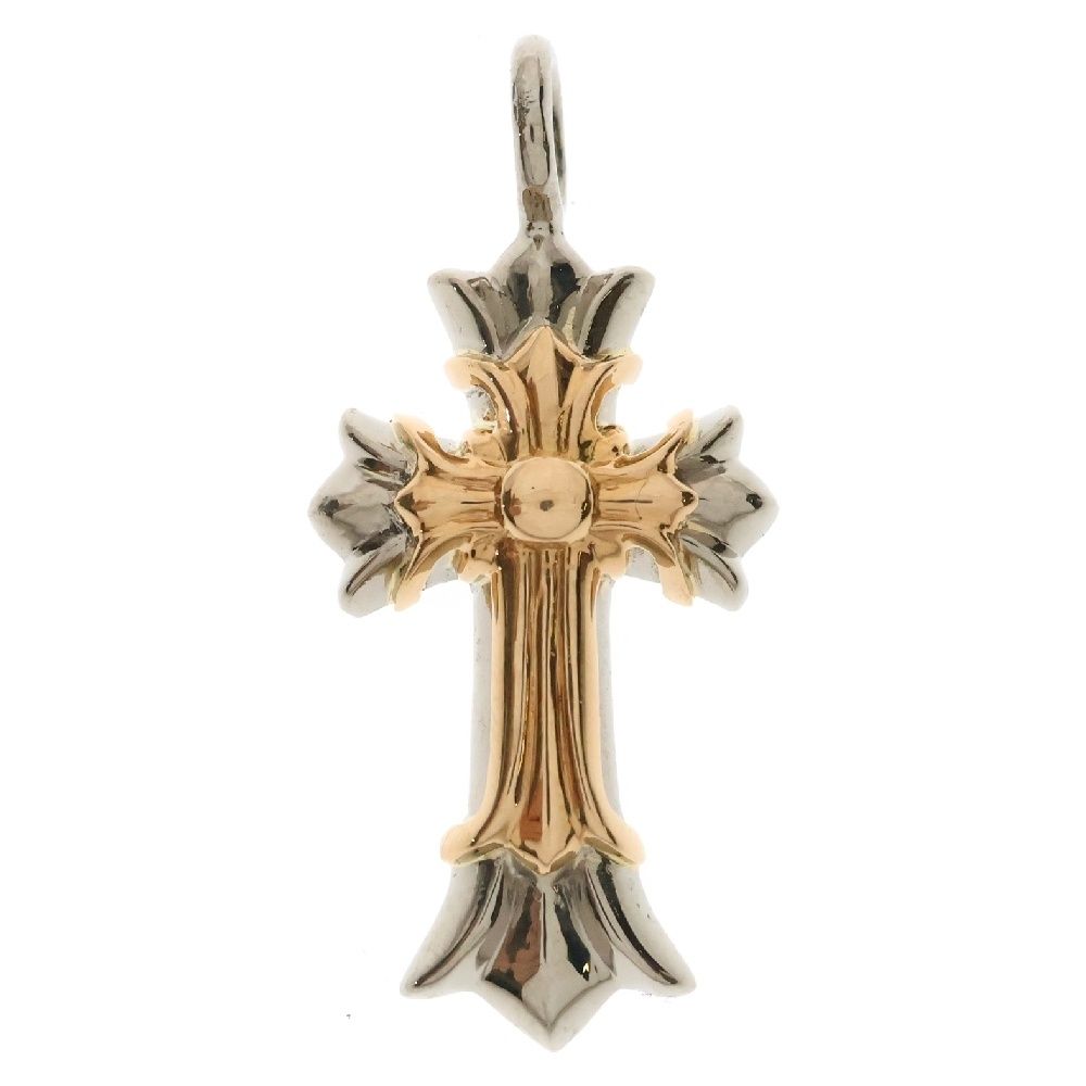 CHROME HEARTS クロムハーツ DBL CH CRS SML ダブルCHクロス スモール 正規品 チェーン付 CHROME HEARTS クロムハーツ DBL CH CRS LG ラージ ダブルCHクロス