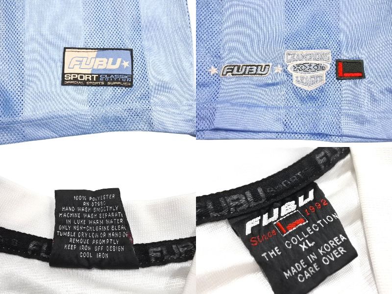 FUBU フブ ゲームシャツ フットボールシャツ ヴィンテージ 刺繍 05  