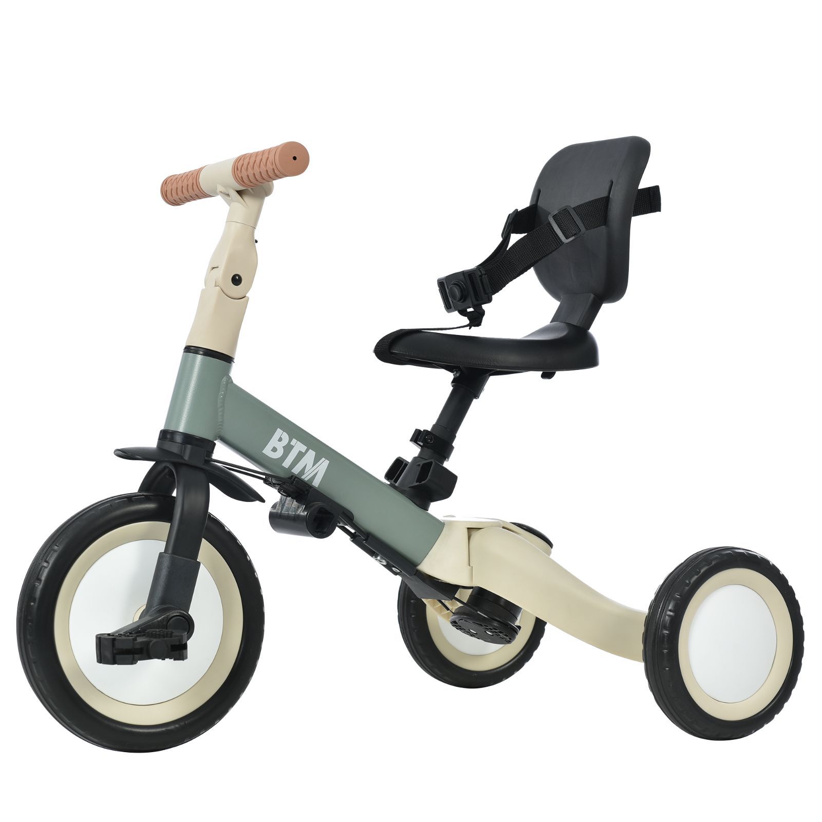 三輪車｜一台4役｜ベビーカー機能｜1-5歳向け｜組み立て簡単｜MS199289MAA