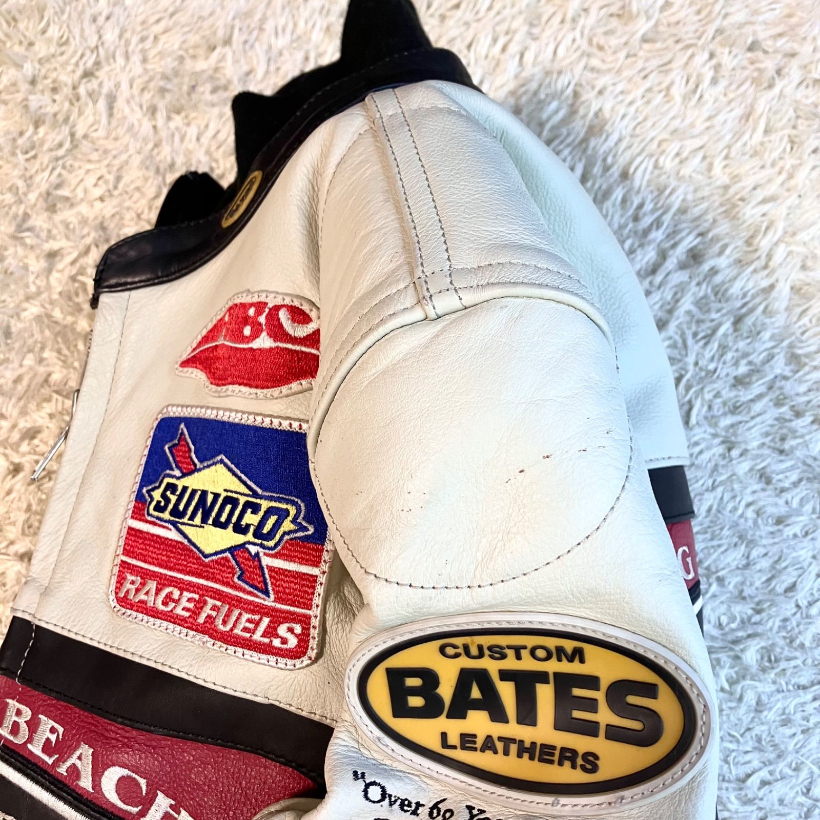 BATES ベイツライダースジャケット 本革ライディング ジャケット 防寒 