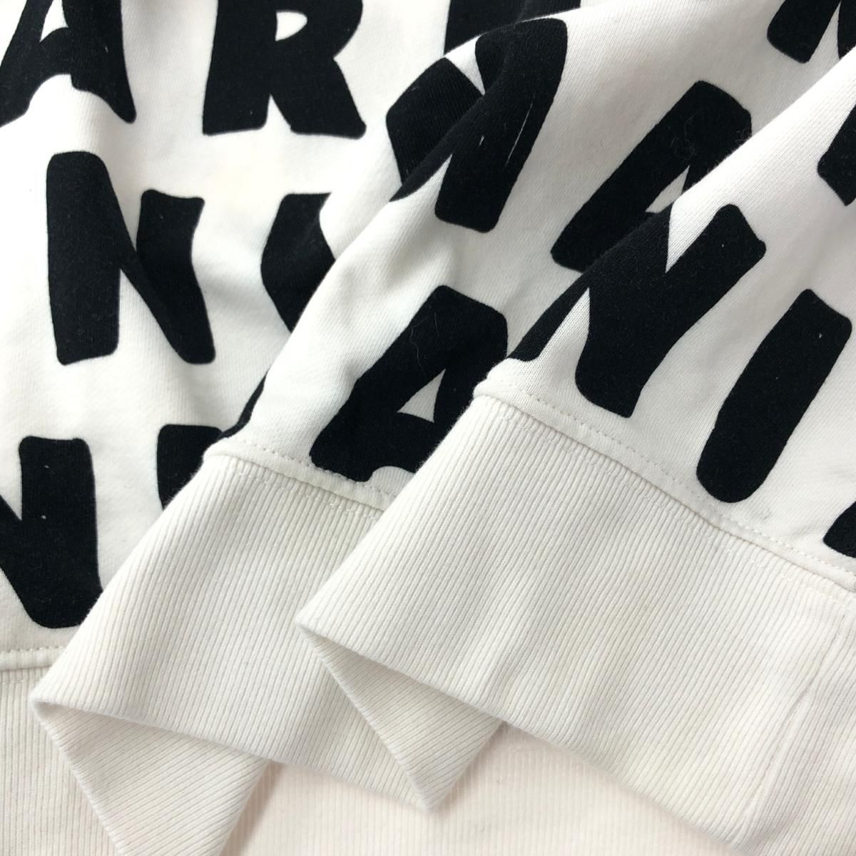MARNI マルニ スウェット サイズ:12 ホワイト レディース ロゴ 総柄