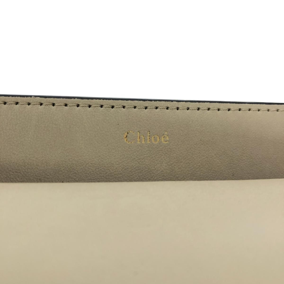 Chloe クロエ ショルダーバッグ ジョージア レザー ベージュ  