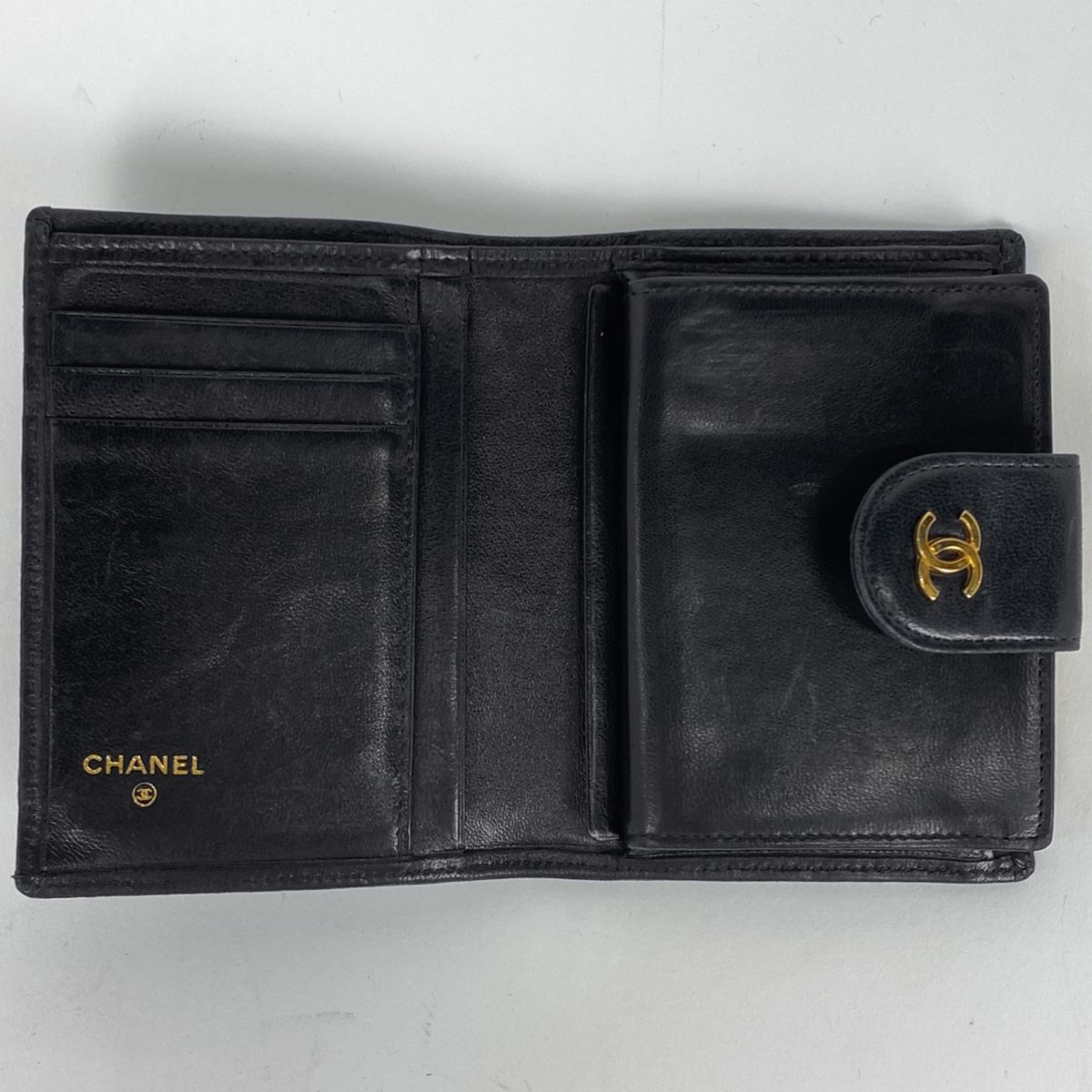 シャネル CHANEL ビコローレ 二つ折り財布 ココマーク 二つ折り財布