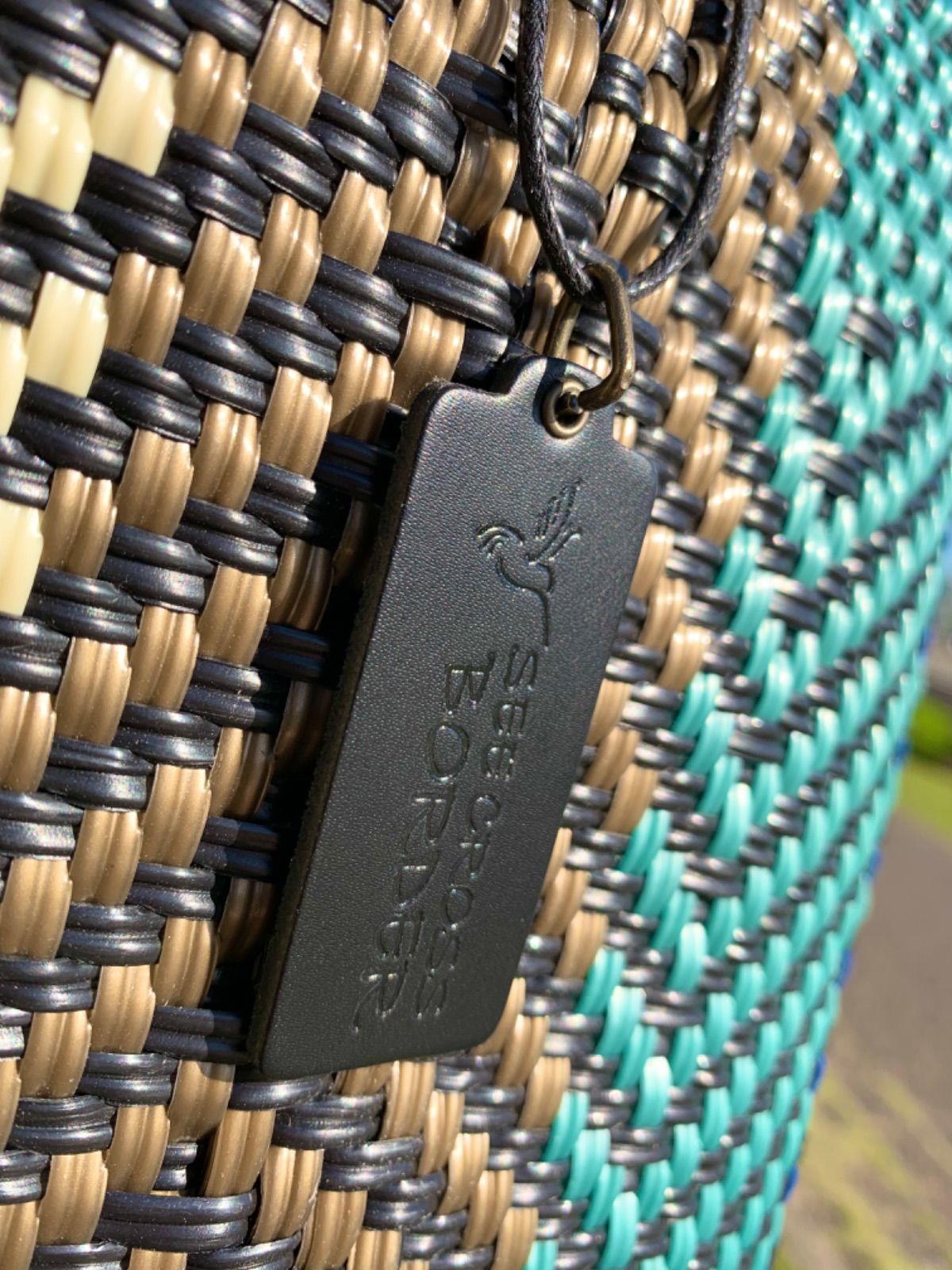 新品 大人気オアハカ産 メルカドバッグ メキシコ Mサイズ ターコイズブルー ebf268c8fffb044642df7821b2fa50