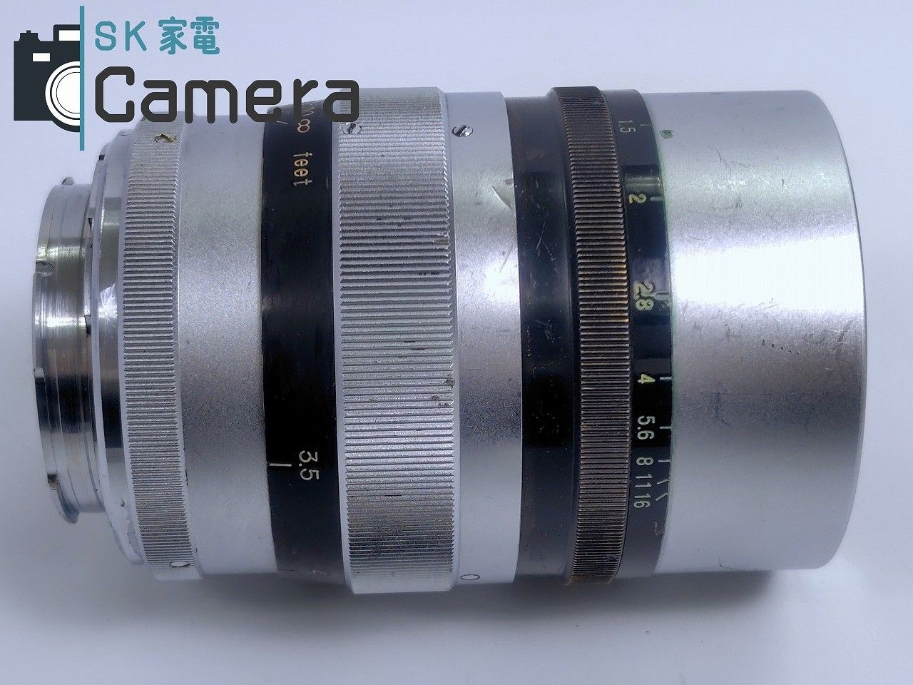 Canon - 【中古】 Canon LENS 85ｍｍ F1.5 E・P 刻印 Mマント改造 キャノン 中古】 Canon LENS 85mm F1.5 E・P 刻印 Mマント改造 キャノン