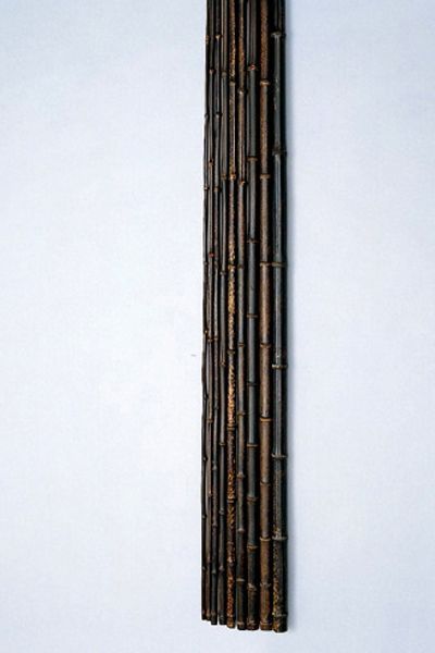 定番，本物保証 黒竹(淡竹)　浸漬防虫品　長さ2000ミリ　約径9ミリ 3本入 その他