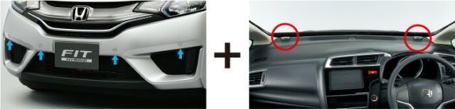 HONDA ホンダ FIT フィット ホンダ純正 センサーインジケーターパッケージ フロント用 【 2014.6～次モデル】