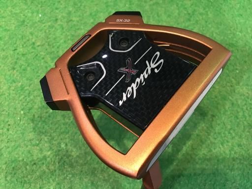 中古パター (33)インチPure coPPer 中古】 テーラーメイド Spider X COPPER/WHITE シングルベンド