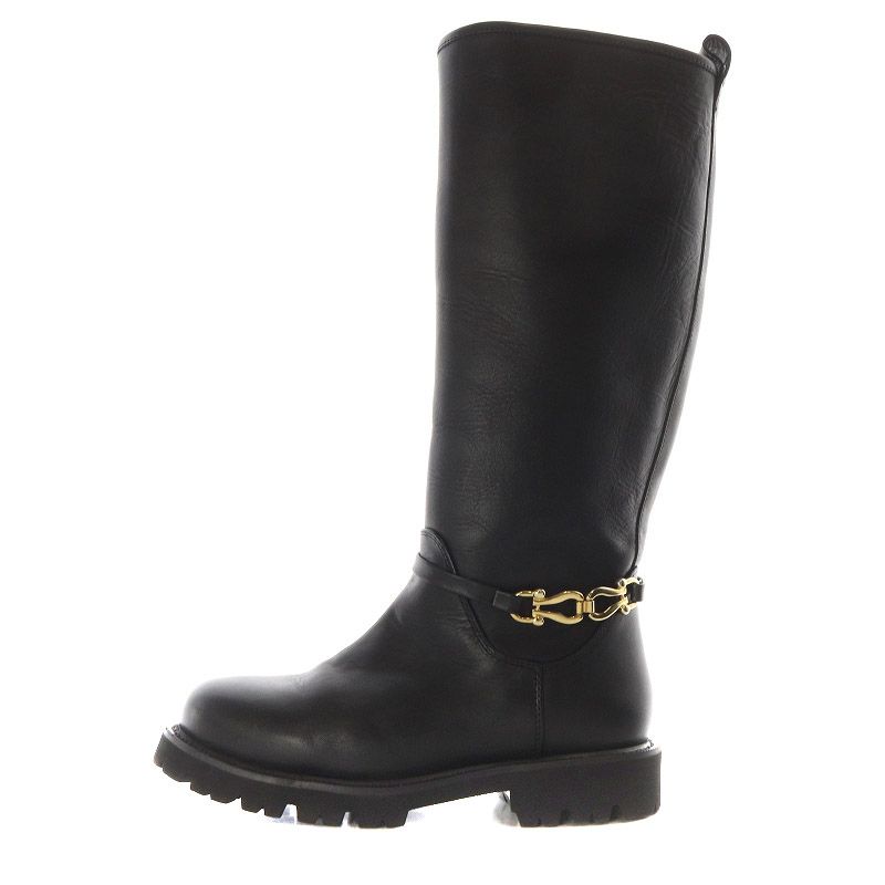 カミナンド caminando RIDING BOOTS BLACK ブーツ ロング レザー