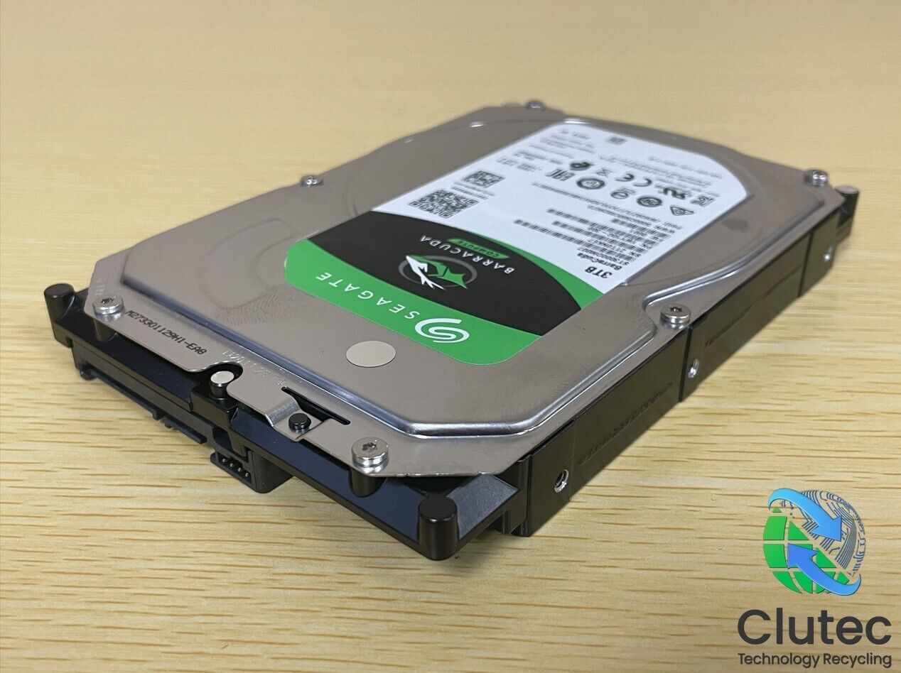 Seagate BarraCuda Compute 3TB 5400RPM SATA 3.5インチ ハードドライブ ST3000DM007