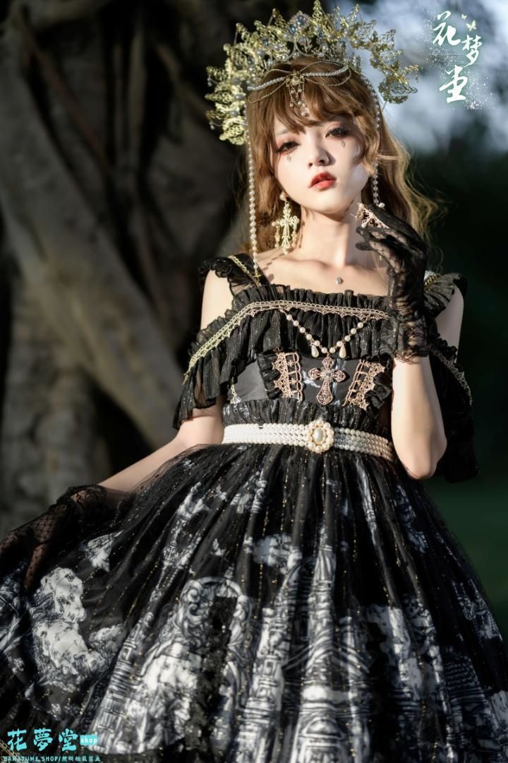 25年 ♥ドレス コスプレロリータセット 仮装 オリジナル 洋服 ロリータ ワンピース 撮影会 舞台 イベント 原野空間-23