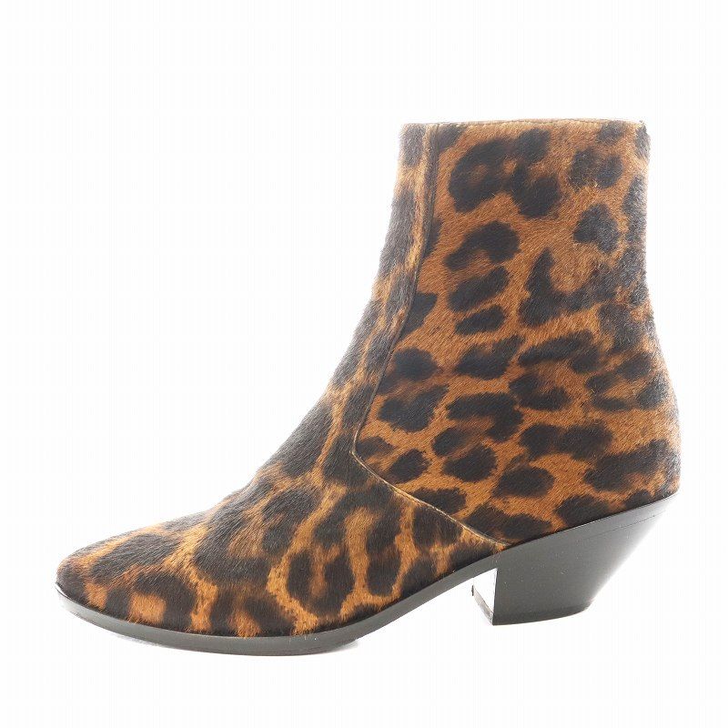 サンローラン パリ SAINT LAURENT PARIS ショートブーツ ポインテッド 