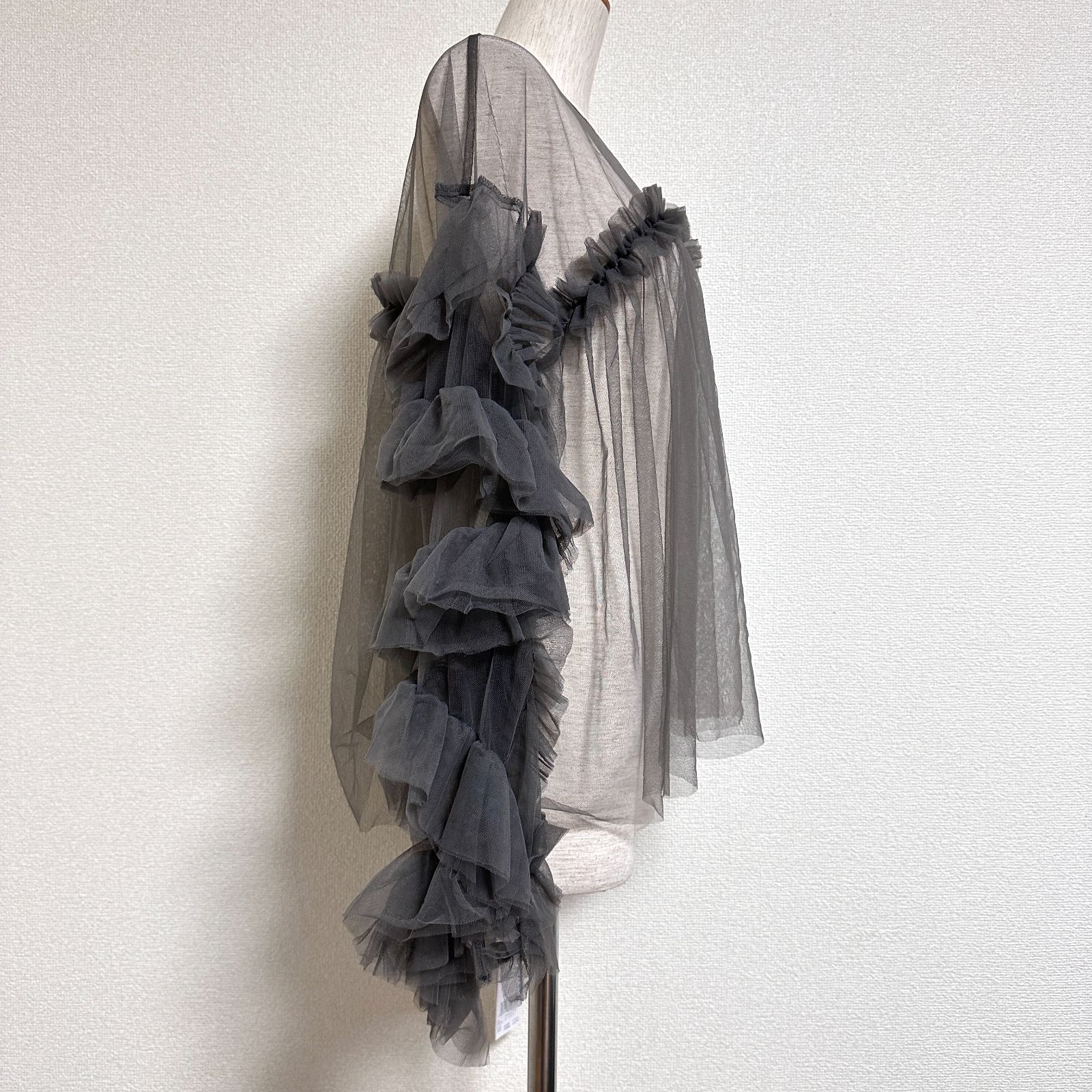 ANDRESD チュール　未使用　タグ付き タグ付 ANDRESD decorative tulle tops デコラティブチュール