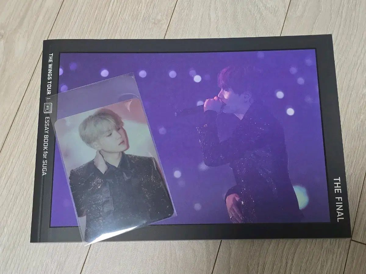 BTS 防弾少年団 バンタン シュガ SUGA ユンギ THE WINGS TOUR エッセイブック フォトカード トレカ