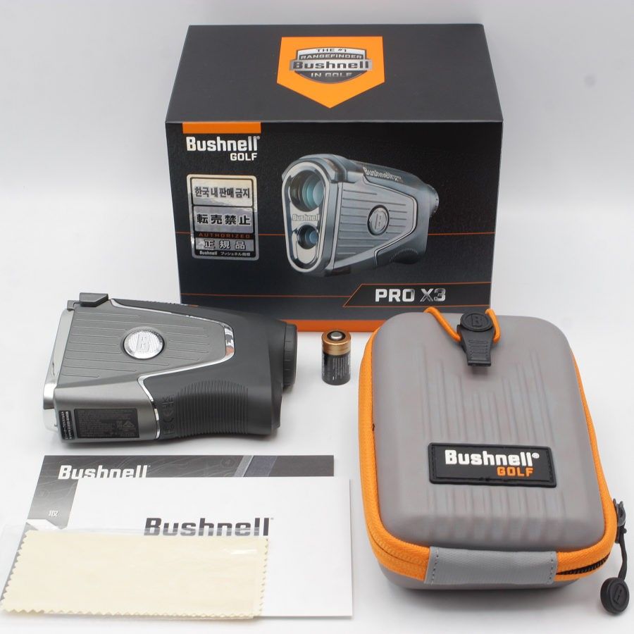 【美品】Bushnell PINSEEKER PRO X3 JOLT ゴルフ用レーザー距離計 ブッシュネル ピンシーカープロ ジョルト 本体