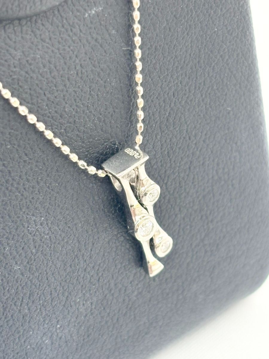 pt900 ペンダント ダイヤ トップ pt850 ネックレス チェーン 刻印 ダイヤモンドテニスネックレス ストレート Pt900枠 Pt850(金具