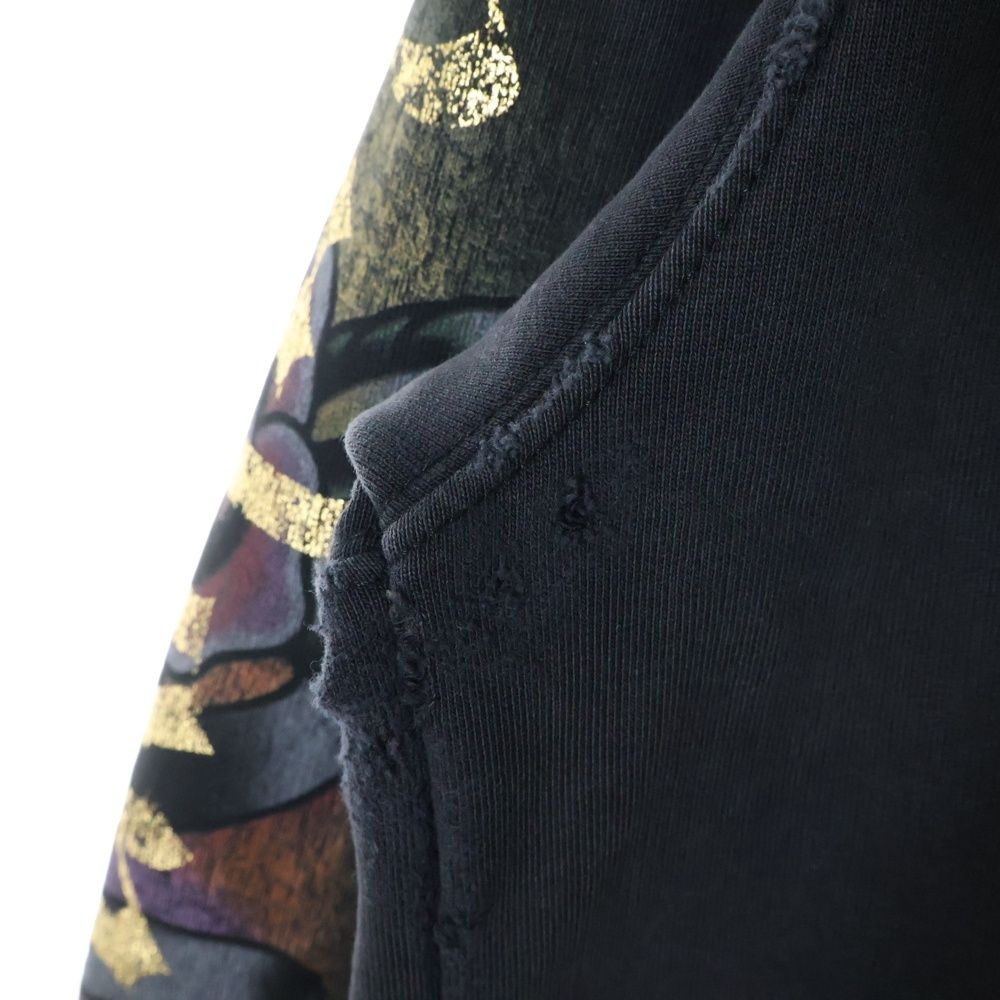 BALENCIAGA (バレンシアガ) 25AW Tacky Tattoo Zip Up Hoodie ダメージ