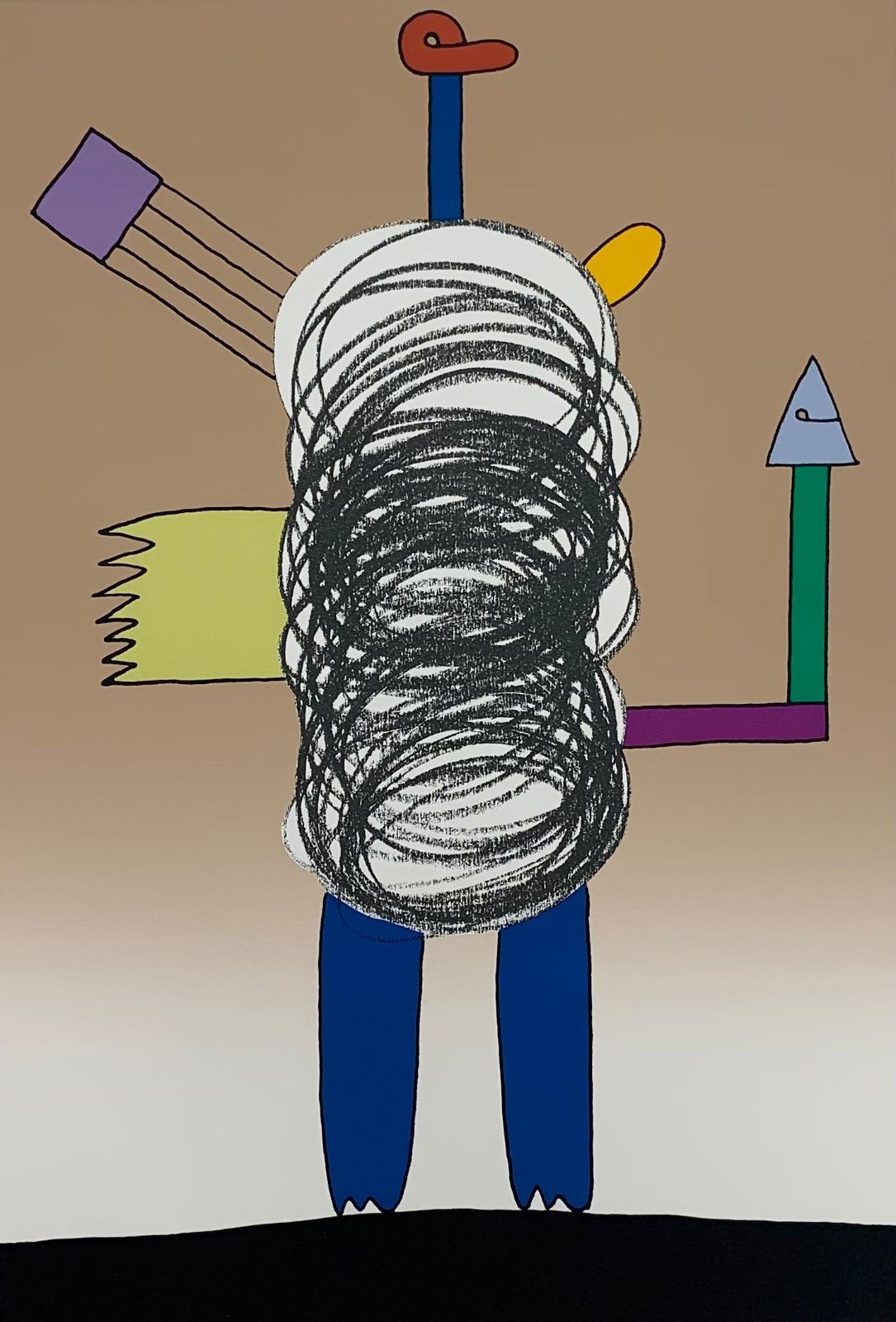 シートのみ 真作 たてのぐるぐる 元永 定正 adamasa Motonaga シルクスクリーン 作家直筆サイン 版画 版画