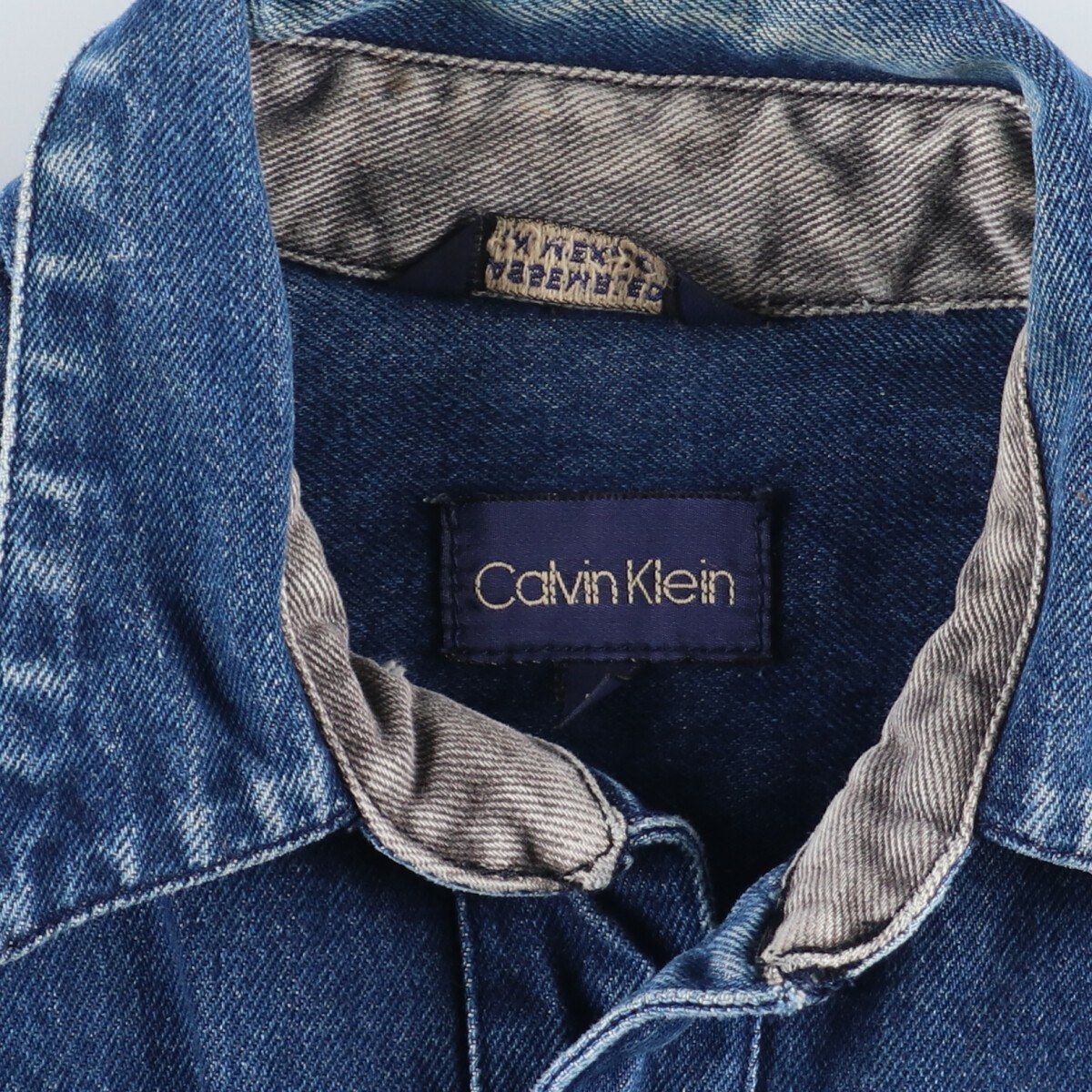 Calvin Klein カルバンクライン ラムレザー テーラードジャケット希少