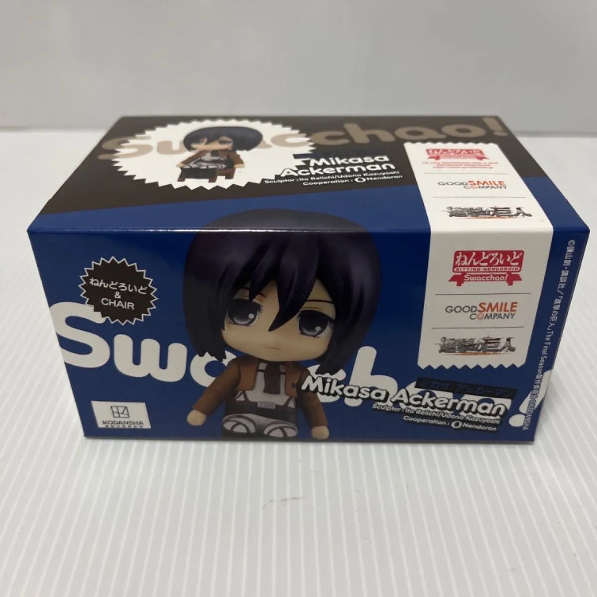 新品 ねんどろいど Swacchao! 進撃の巨人 ミカサ アッカーマン ノンスケール プラスチック製 塗装済み可動フィギュアグッドスマイルカンパニー  GOOD SMILE COMPANY - メルカリ