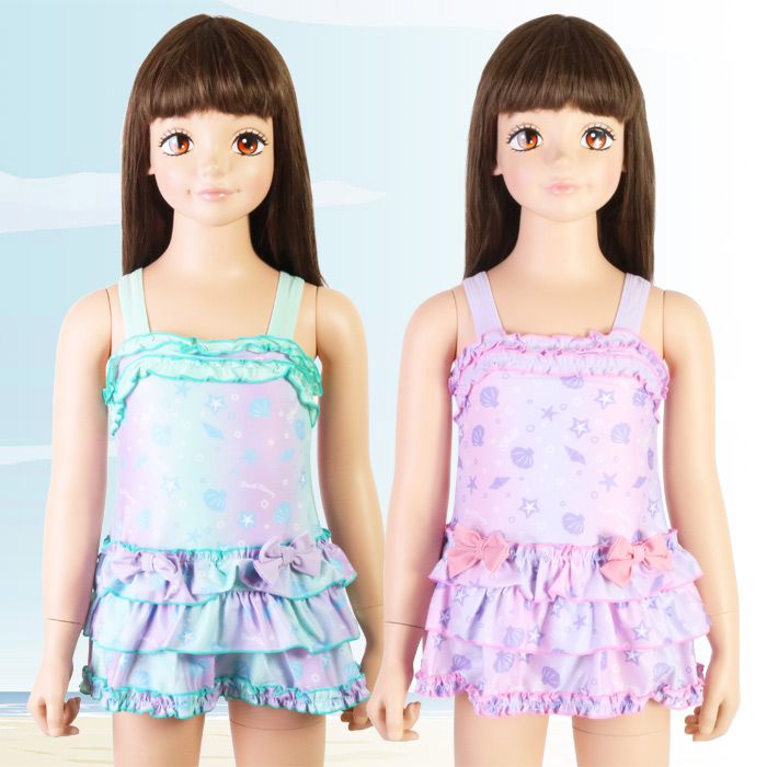 大人気，新作登場 BEACH MEMORY 女の子水着 段シェルフリルワンピース キッズ/女児 海水浴･プール 313031 セパレート水着・ビキニ