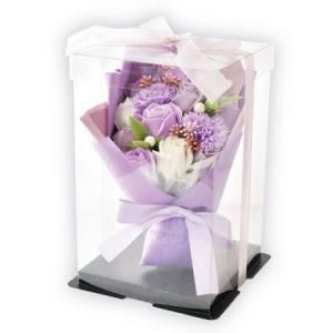 3営業日で発送 ソープフラワー 4 ローズブーケ 8個アソート PK PU RD YE 色指定可 SH-020PU 入数 8