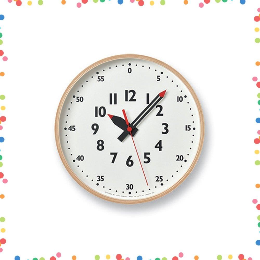 高品質 【在庫セール】キッズ 知育 ふんぷんくろっく 掛け時計 Sサイズ