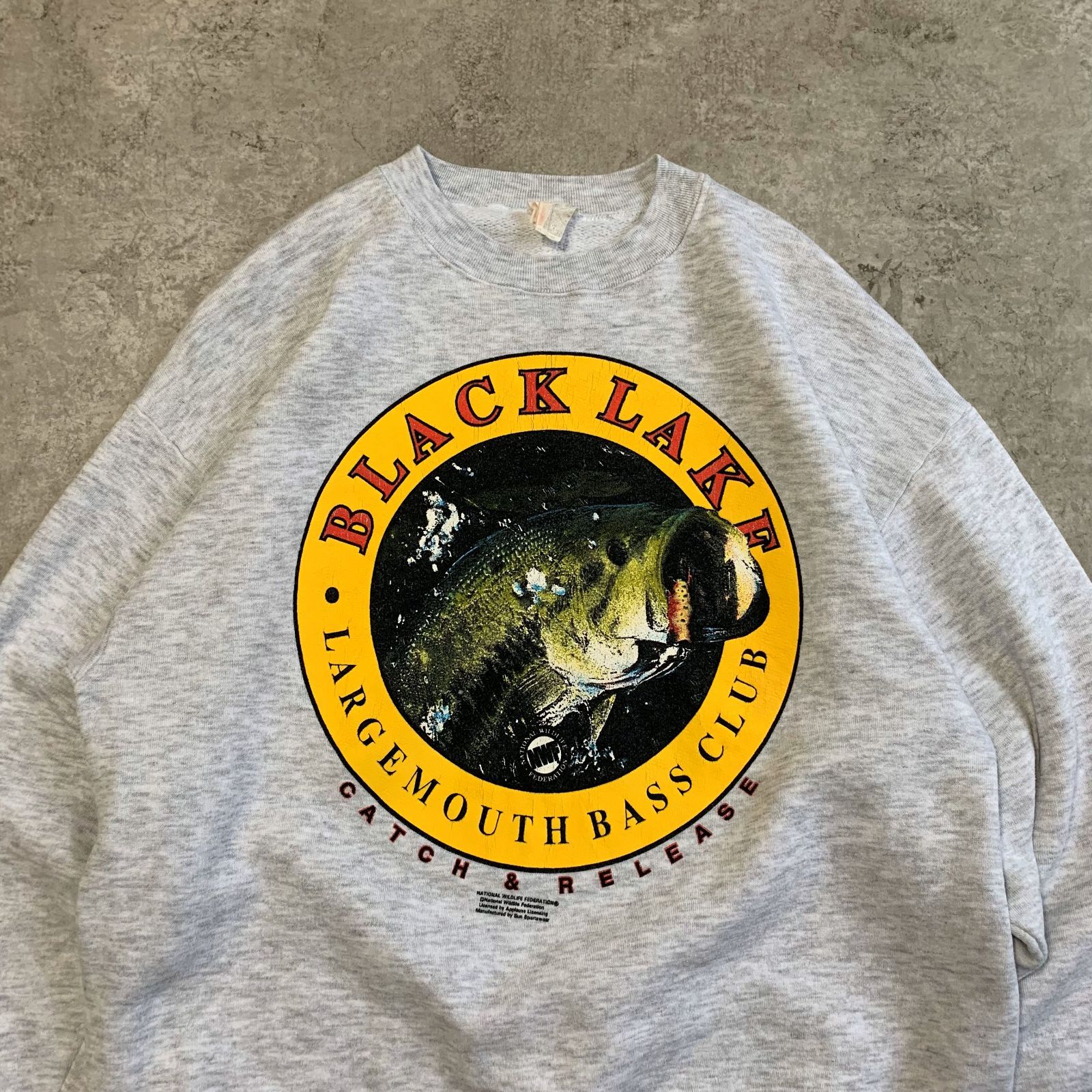 80~90s USA製 BLACK LAKE ”Large mouth BASS CLUB