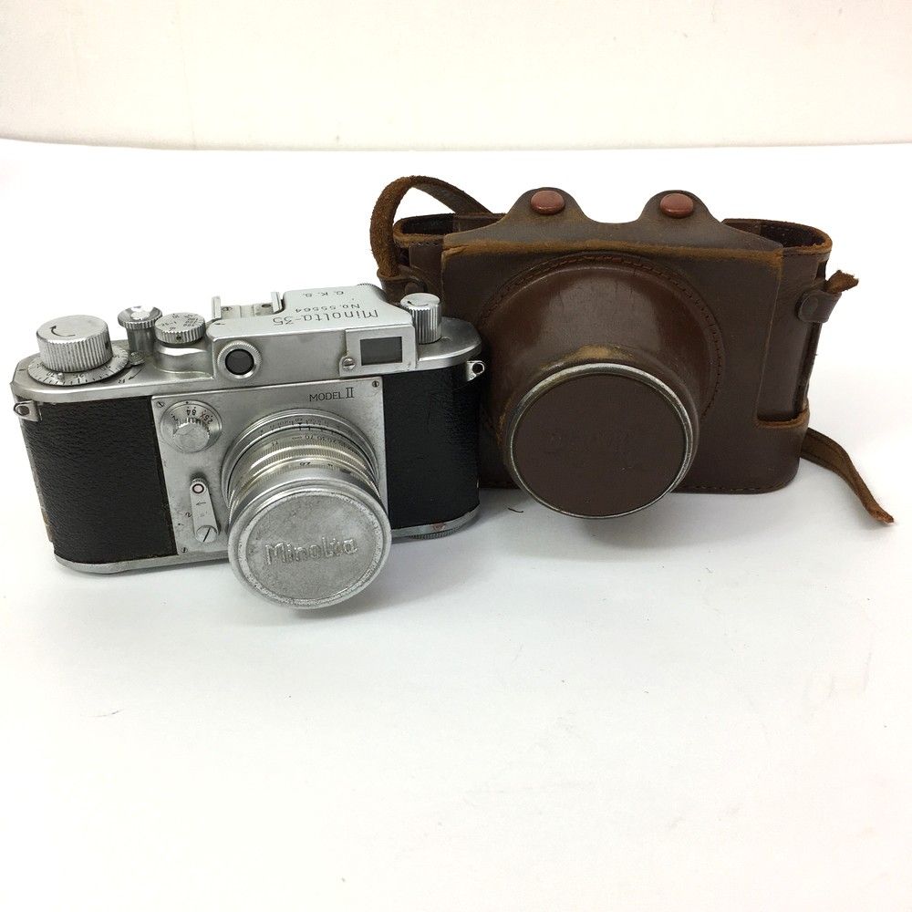Minolta-35 MODELII NO.55564 フイルムカメラ 1:2.8 f＝5cm C.K.S