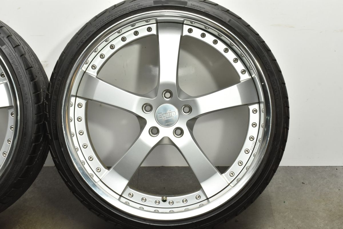 人気ホイール 鍛造品】WORK Equip E05 22in 9.5J +39 +33 PCD120 