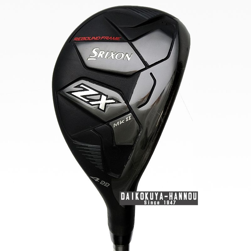 専用2個 ダンロップ ユーティリティー SRIXON ZX Mk-II U4 22°