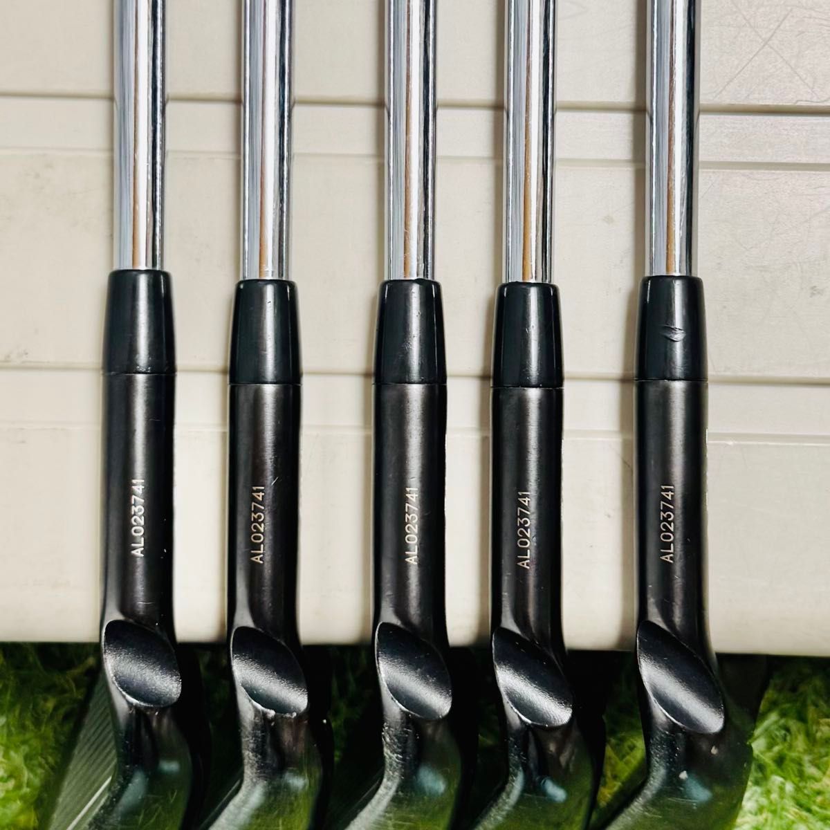 良品】初心者推奨 ピン G710 黒ドット メンズアイアンセット 5本 S