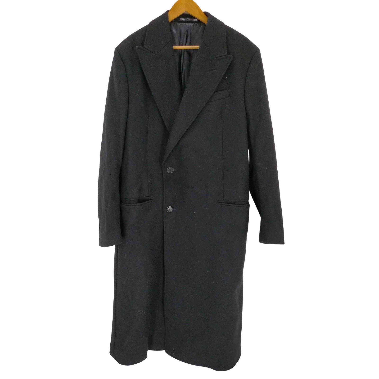 新品☆ZARA ザラ チェック柄フード付きトレンチコート XS - メルカリ