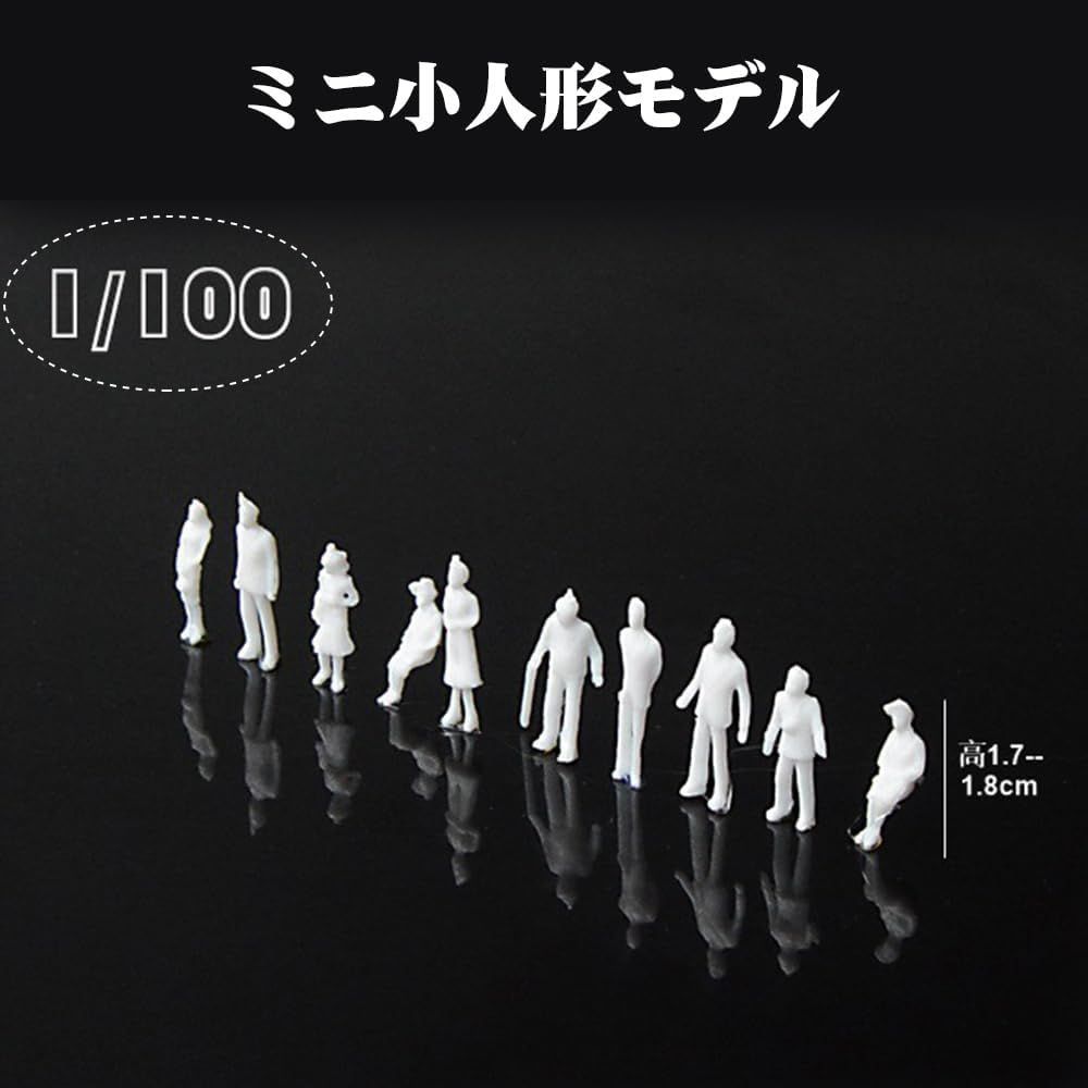 (未使用･未開封品)　プライザー ジオラマ 模型 人 ミニフィギュア 100体セット プラモデル 鑑賞 Nゲージ 1:200 kmdlckf Amazon.co.jp: プライザー ジオラマ 模型 人 ミニフィギュア 100