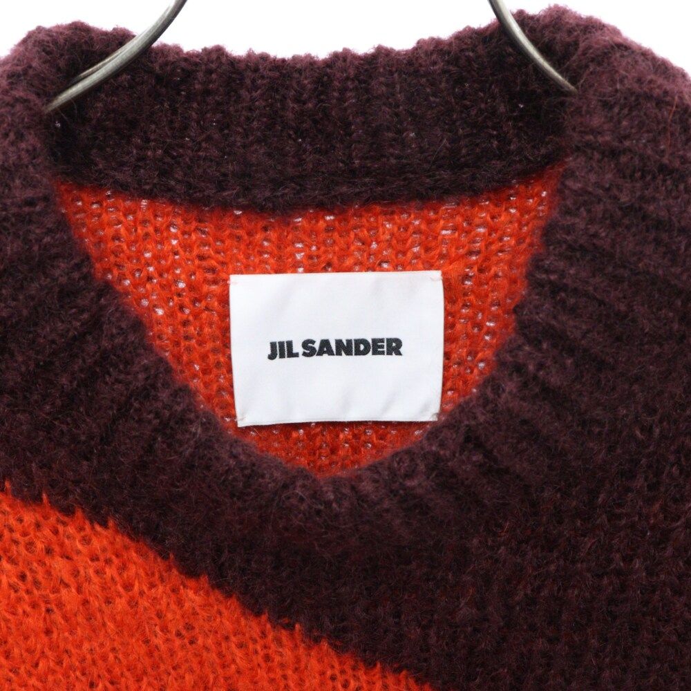 JIL SANDER (ジルサンダー) 21AW モヘア混 バイカラー クルーネック
