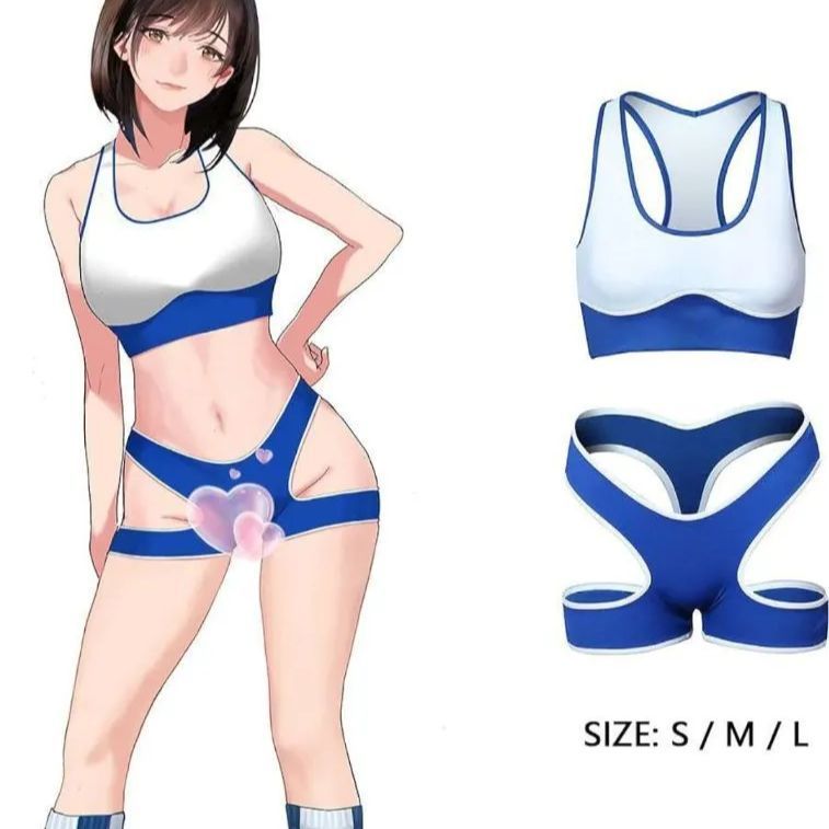 新品☆サイズ有ります❗❗】セクシースク水着風体操着♥️バレンタイン