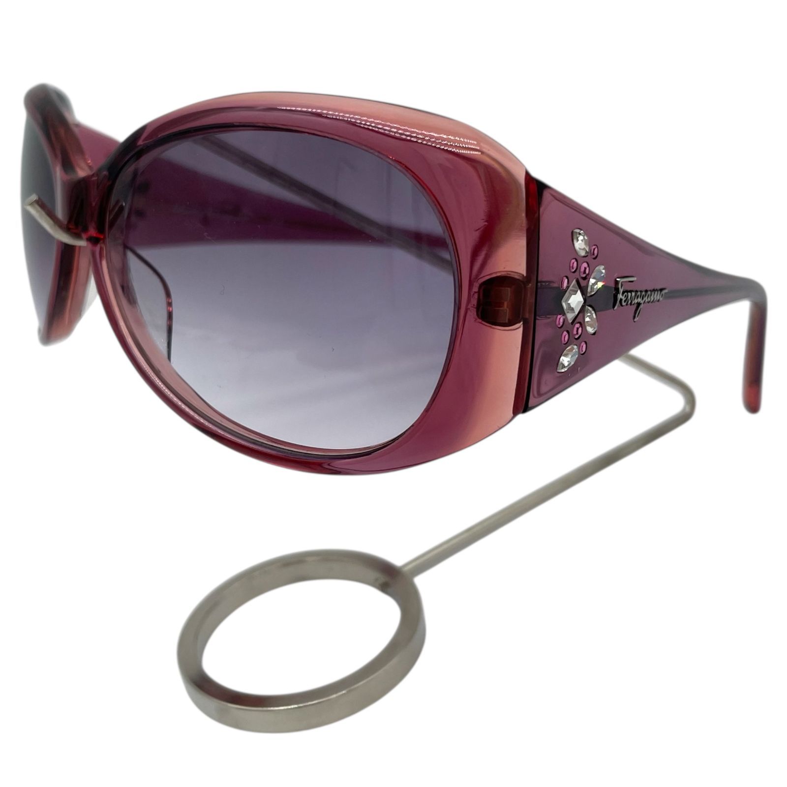 Salvatore Ferragamo フェラガモ サングラス ラインストーン