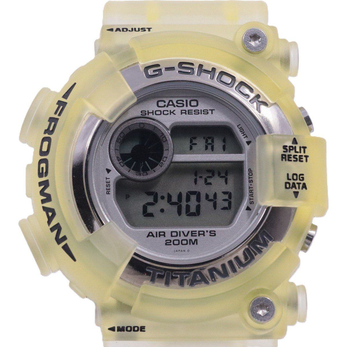 【美品】カシオ G-SHOCK フロッグマン W.C.C.S. オフィシャルモデル クォーツ メンズ 腕時計 DW-8201WC-8T【いおき質店】