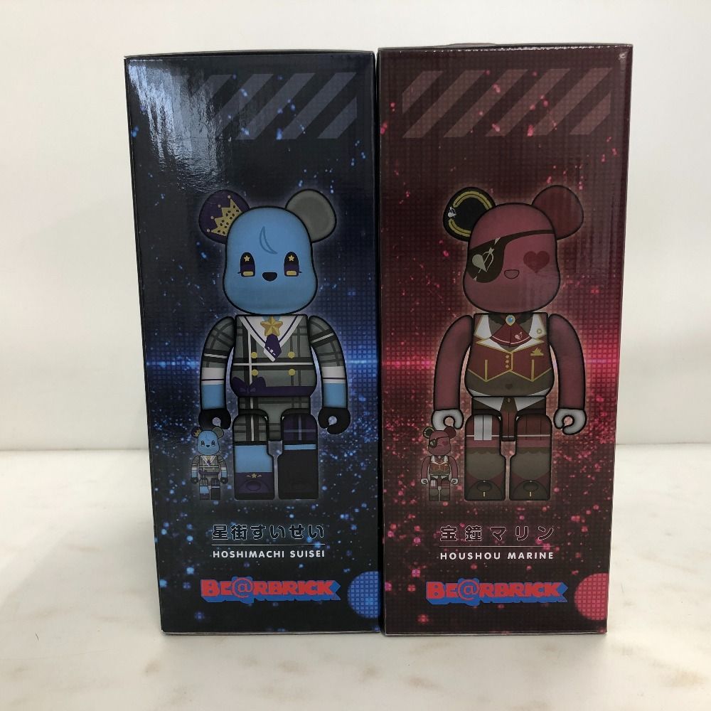 02w14558 hololive × BE@RBRICK 宝鐘マリン 星街すいせい ベア