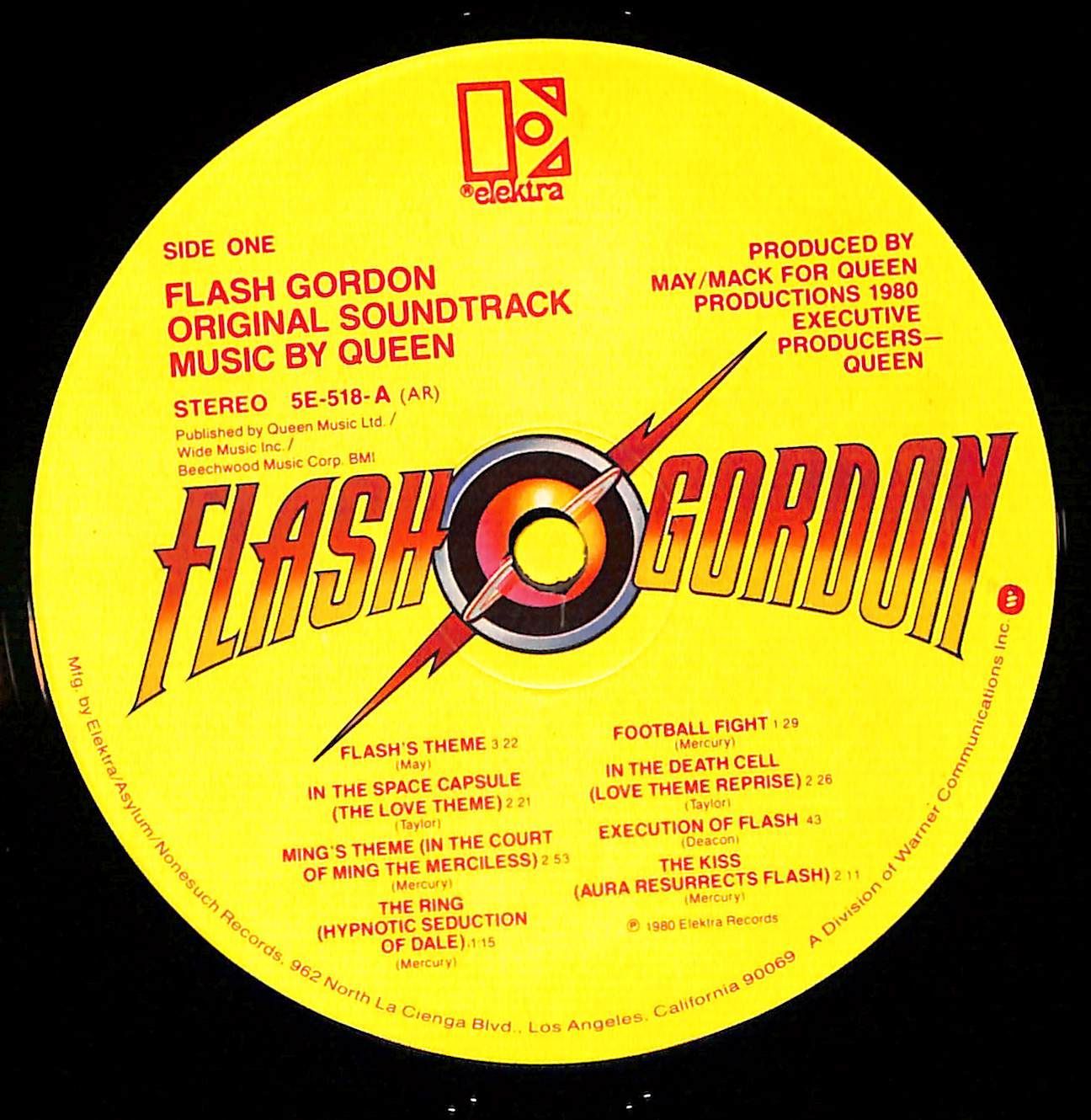 IN0031【米盤LP】Queen Flash Gordon/Original Soundtrack Music 