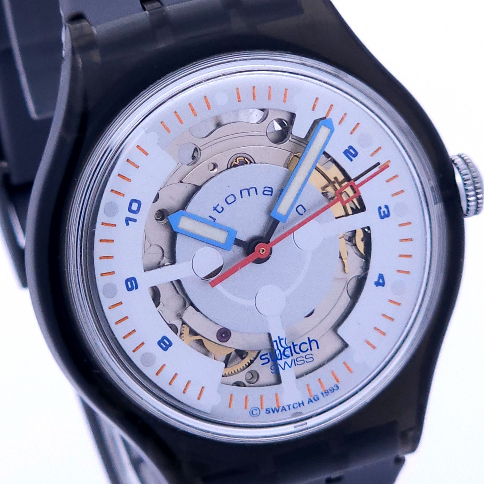 Swatch 手巻き時計 スケルトン