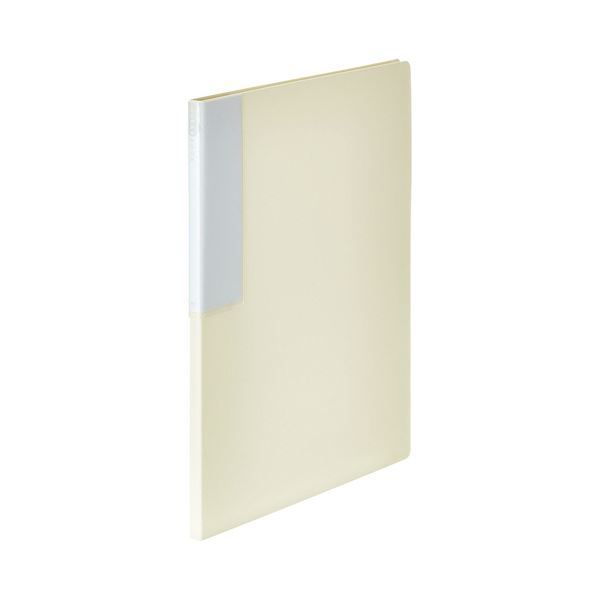 まとめ TANOSEEクリヤーブック 再生PP A4タテ 12ポケット 背幅10mm オフホワイト 1セット 10冊 ×3セット