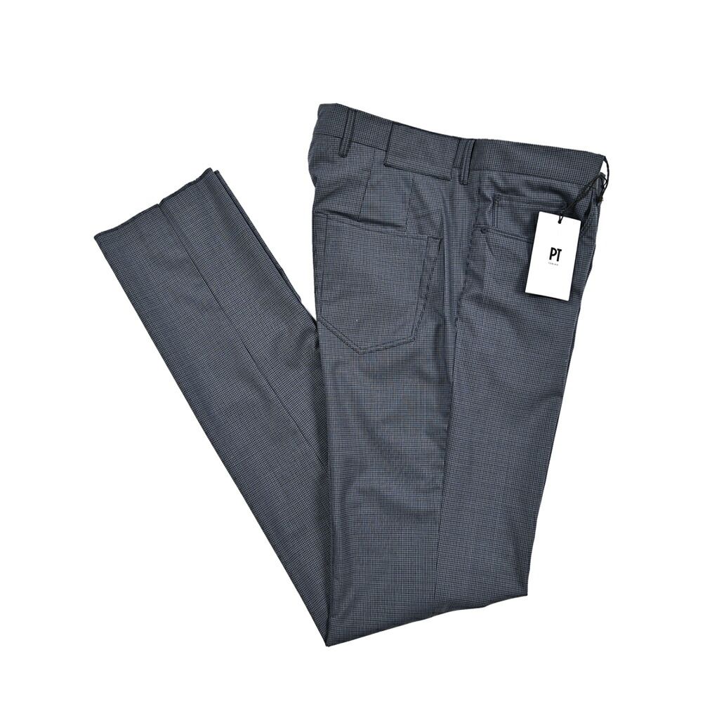 極美品 PT01 トラベラー テクノウール 48 グレー スキニーフィット 春