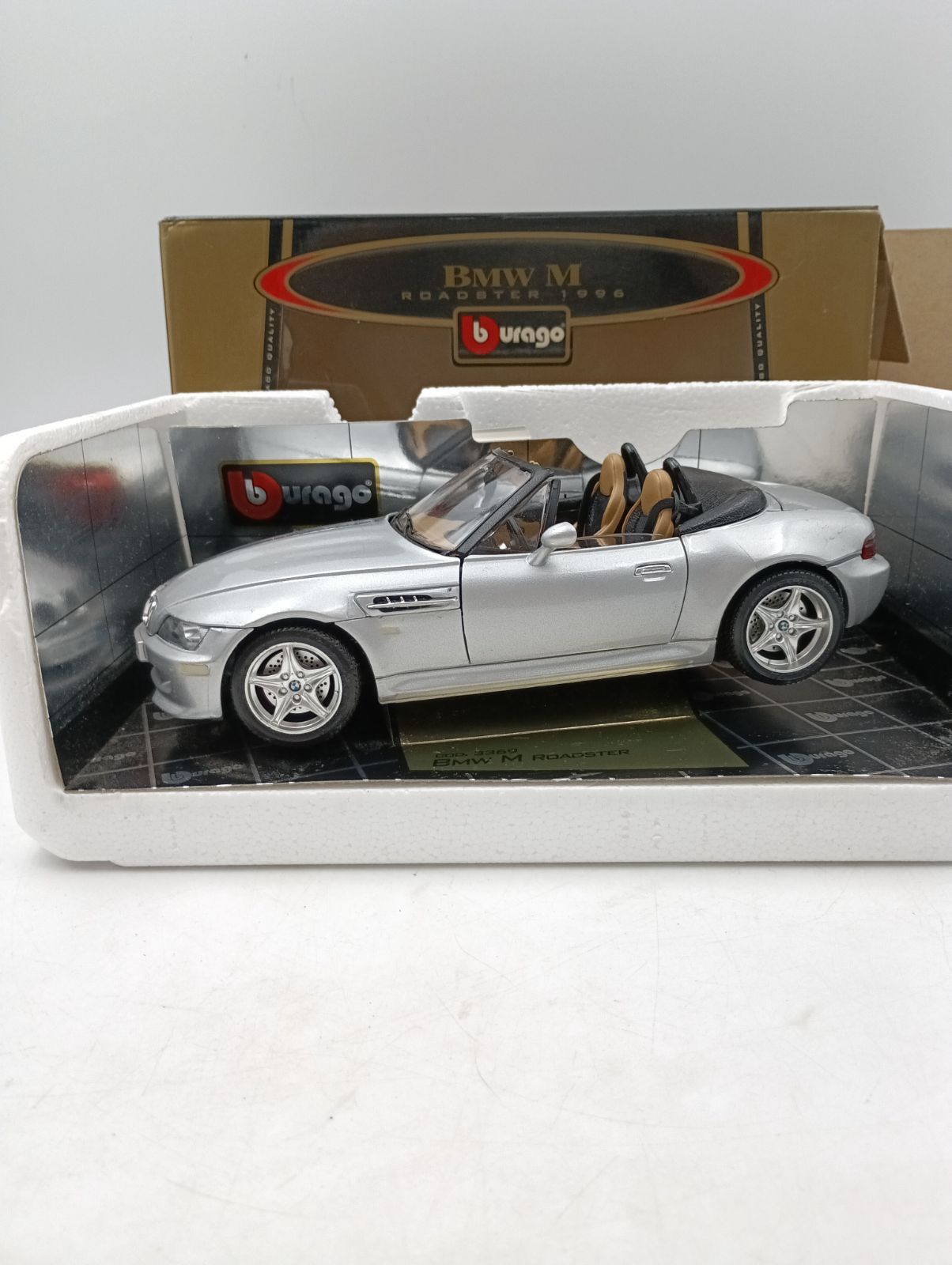 K-1456】Burago BMW M ロードスター gold collection 1/18