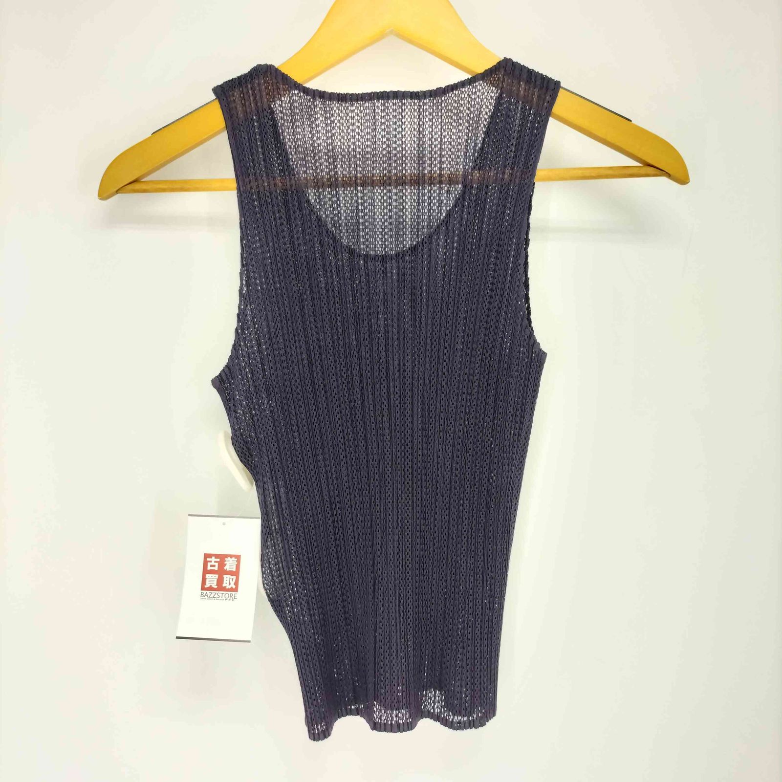 PLEATS PLEASE ISSEY MIYAKE◇ノースリーブカットソー/3/ポリエステル
