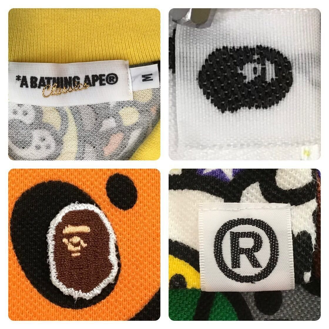 マイロ アニマル サファリ ポロシャツ Mサイズ a bathing ape