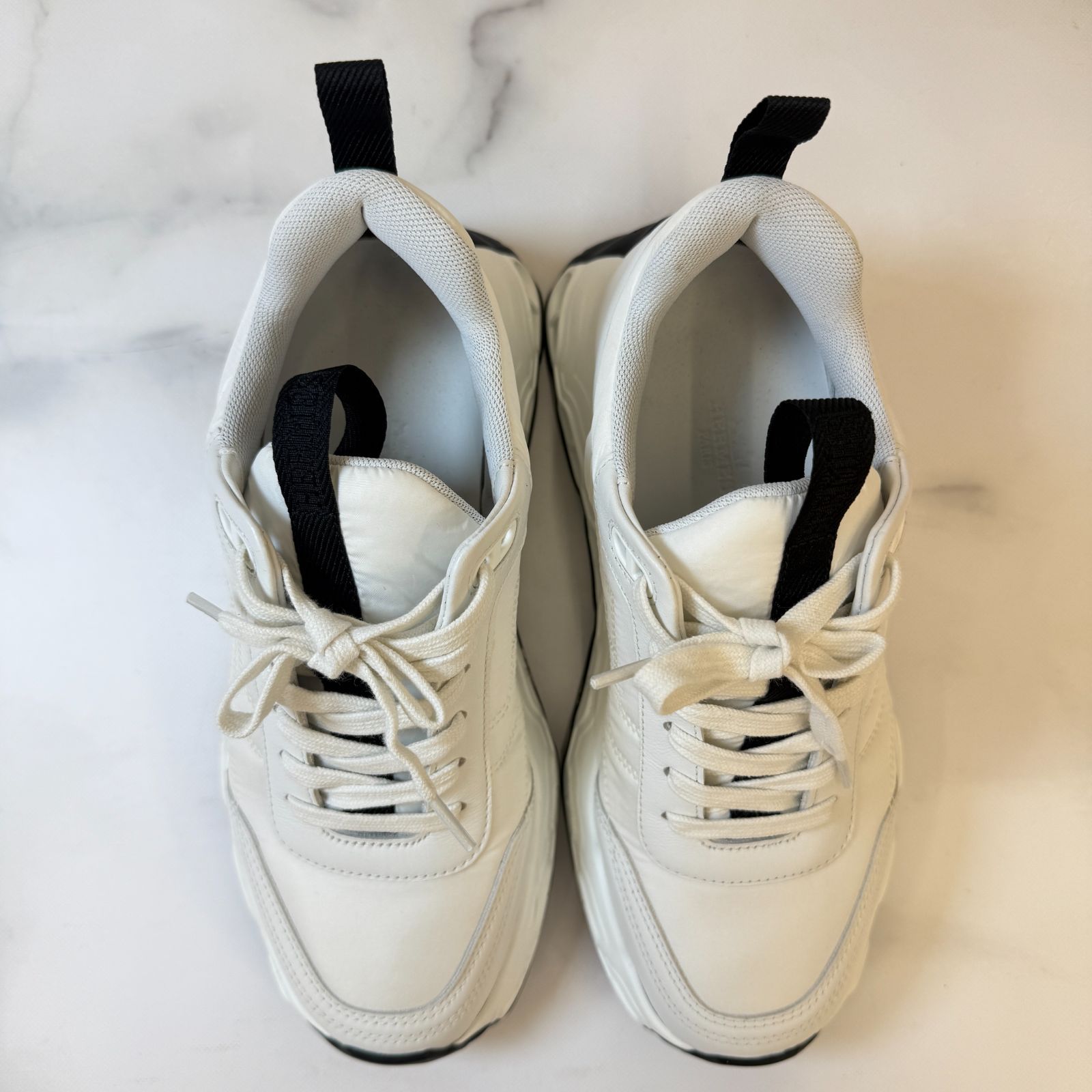 エルメス インパルス レザー スニーカー シェーヌダンクルソール 37.5