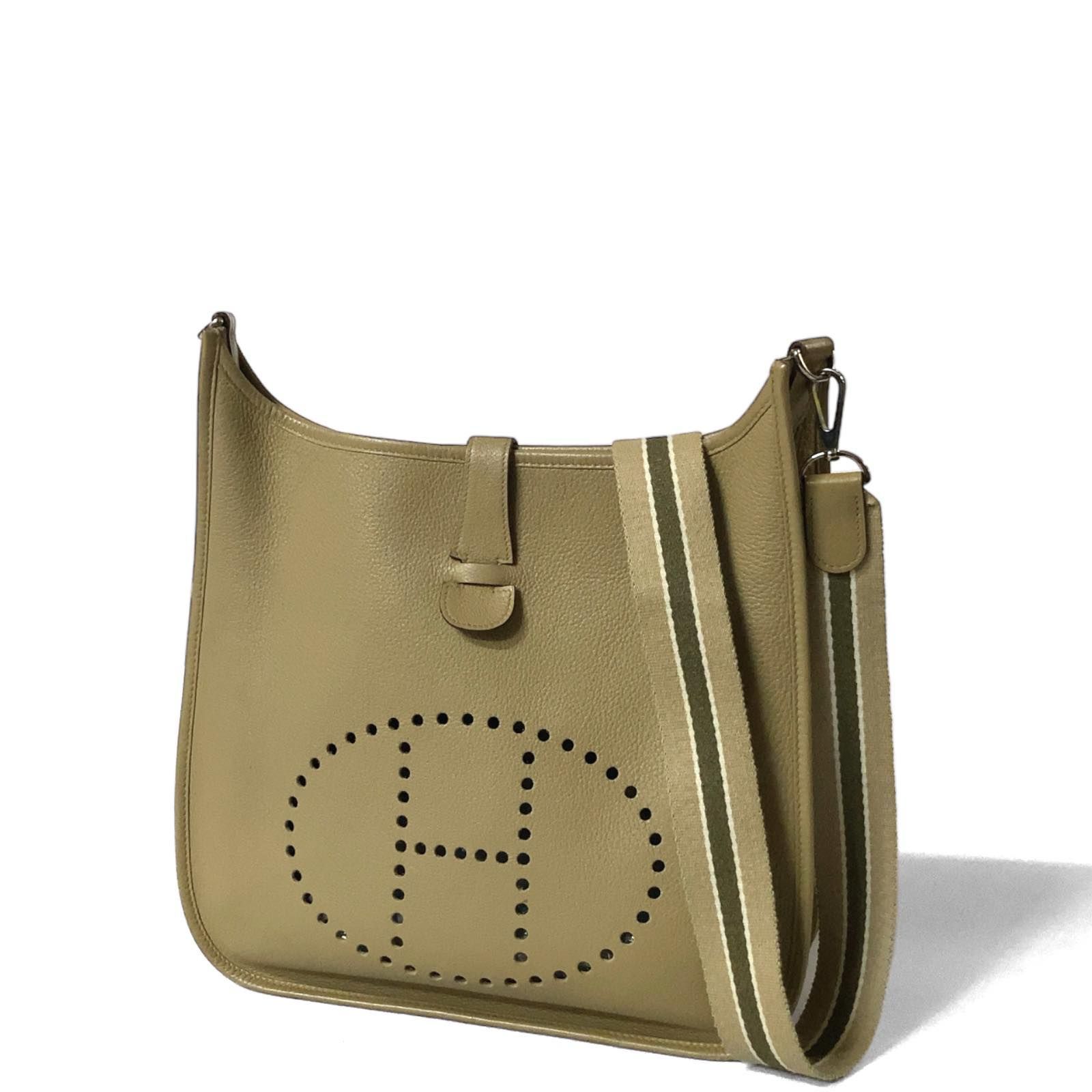 中古品】HERMES エルメス エヴリン エブリン II 2 ドゥ GM レザー 