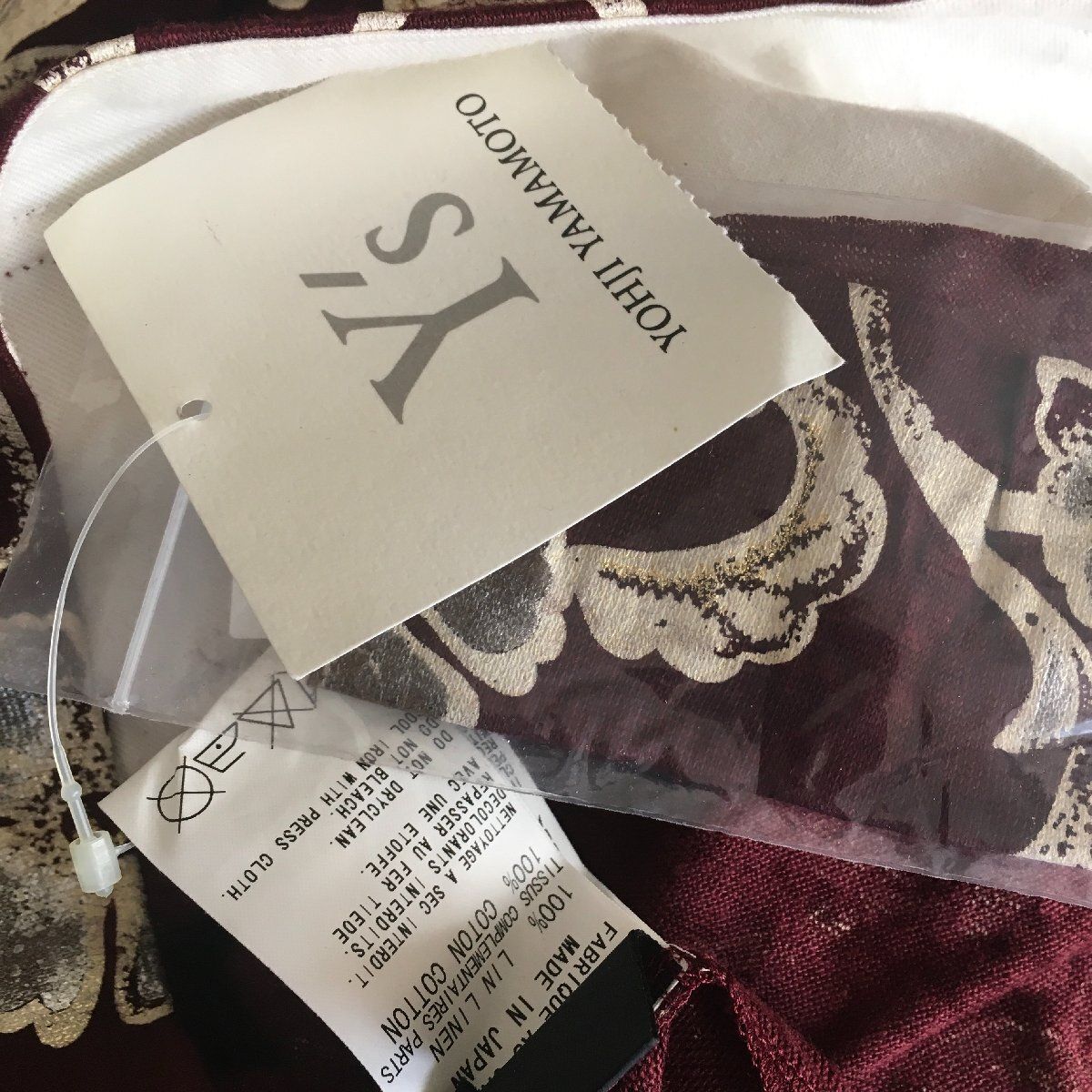 美品 Y's ワイズ ヨウジヤマモト 総柄 スカート2 YE-S07 美品 Y's ワイズ ヨウジヤマモト 総柄 スカート2 YE-S07