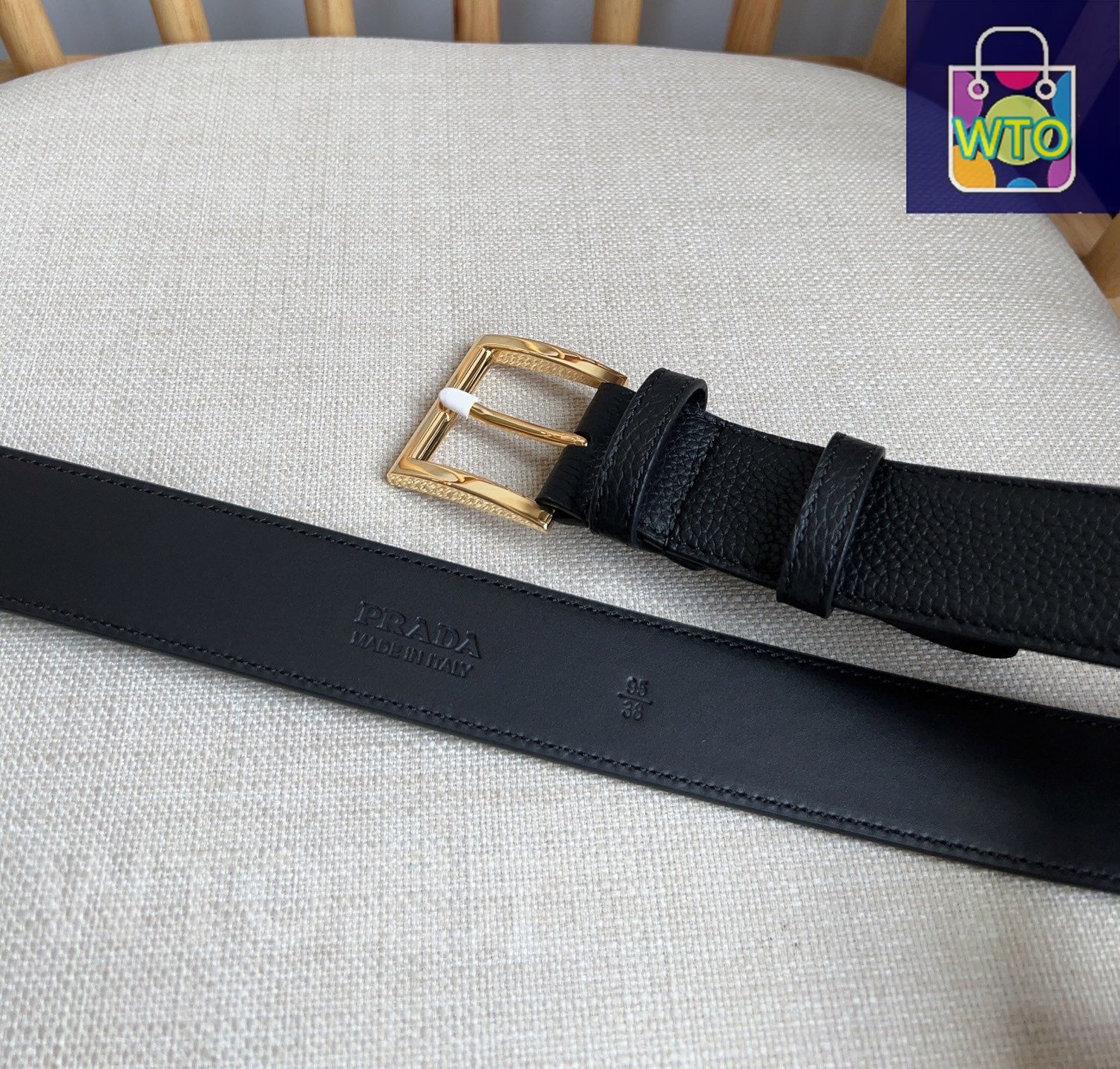 今日特価】PRADA プラダ レザーベルト - メルカリ